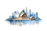 Sydney opera house architecture building city. AI generated Image by rawpixel.