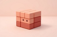 Toy block pink wood. AI generated Image by rawpixel.