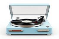 White background electronics gramophone technology. 