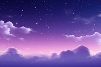 Purple night sky . 