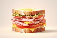 Sandwich ham cheese bread. AI generated Image by rawpixel.