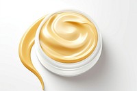 Wax cream white background mayonnaise dessert. AI generated Image by rawpixel.