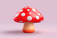 Toadstool mushroom agaric fungus. AI generated Image by rawpixel.
