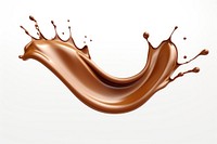 Chocolate white background refreshment splashing. AI generated Image by rawpixel.