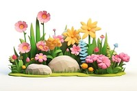 Cartoon flower plant petal. AI generated Image by rawpixel.