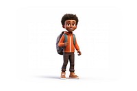 Cartoon toy white background portrait. AI generated Image by rawpixel.