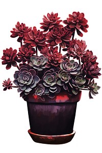 Flower plant vase red. AI generated Image by rawpixel.