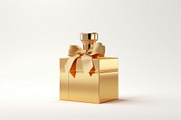 Perfume bottle gift gold. AI generated Image by rawpixel.