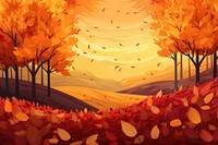 Backgrounds landscape outdoors autumn. 