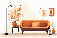 Room furniture cartoon indoors. AI generated Image by rawpixel.