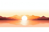 Outdoors sunset landscape sunlight. AI generated Image by rawpixel.