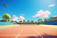 Tennis sports ball tennis court. 