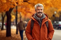 Autumn smile portrait jacket. AI generated Image by rawpixel.