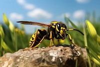 Animal insect hornet yellow. 