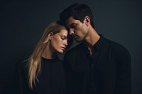 Portrait fashion kissing adult. AI generated Image by rawpixel.