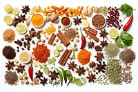Spice food herb white background. AI generated Image by rawpixel.