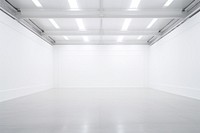 An empthy white large art Exhibition floor architecture daylighting. AI generated Image by rawpixel.