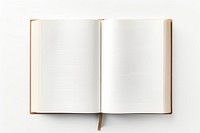 Blank opened book publication diary white. AI generated Image by rawpixel.