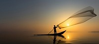 Fisherman boat watercraft outdoors. 