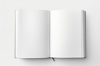 Blank opened book publication paper white. AI generated Image by rawpixel.