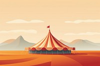 Circus tent tranquility recreation. 