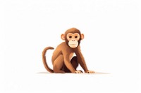 Monkey wildlife mammal animal. AI generated Image by rawpixel.