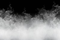 Isolated smoke effect, black background, AI generated image by rawpixel