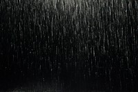 Rain effect black background 