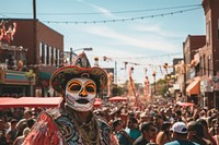 Festival carnival adult representation. AI generated Image by rawpixel.