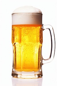 Beer drink lager glass. 