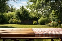 Backyard outdoors table furniture. 