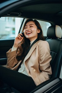 Vehicle adult happy woman. AI generated Image by rawpixel.