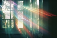Rainbow streaks window light lighting. AI generated Image by rawpixel.