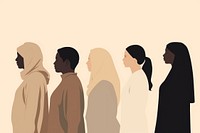 Adult people face togetherness silhouette. AI generated Image by rawpixel.