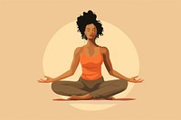 Yoga sports adult woman. AI generated Image by rawpixel.