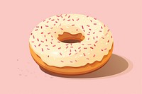 Donut donut food confectionery. AI generated Image by rawpixel.