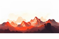 Mountain landscape panoramic nature. AI generated Image by rawpixel.