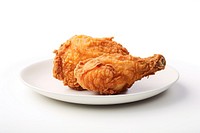 Crispy Fried chicken plate fried food. AI generated Image by rawpixel.