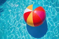 Colorful beach ball sphere sports summer. AI generated Image by rawpixel.