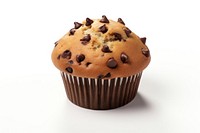 Chocolate chip muffin dessert cupcake food. AI generated Image by rawpixel.