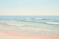 Beach outdoors horizon nature. 