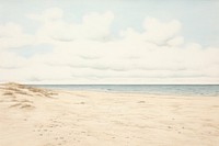 Beach landscape outdoors horizon. 