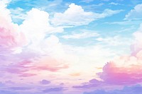 Aesthetic clear sky backgrounds outdoors horizon. AI generated Image by rawpixel.