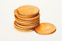 Money coin accessories investment accessory. AI generated Image by rawpixel.
