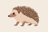 Hedgehog porcupine animal mammal. 