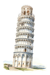 Tower architecture building landmark. AI generated Image by rawpixel.