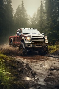 Pickup car outdoors vehicle truck. 