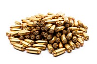 Ammunition bullet pill white background. AI generated Image by rawpixel.