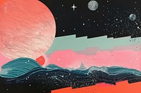 Art astronomy painting nature. 