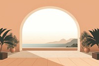 Mediterranean scenery architecture building wall. 